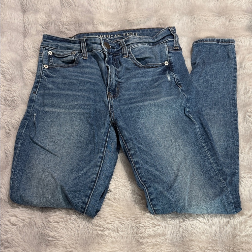 American Eagle Outfitters Blue Skinny Jeans
